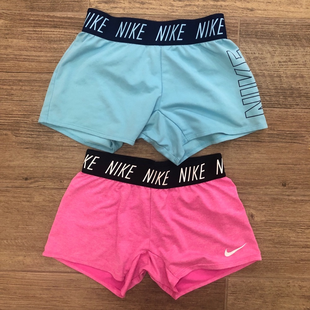 ‼️SOLD‼️ EUC Girls Nike Dri Fit Shorts Bundle of 2